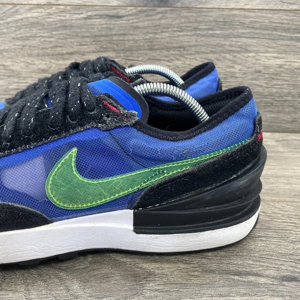 Nike Waffle One Athletic Sneakers Shoes Size 6Y Youth Boy's Blue Volt DV2235-400